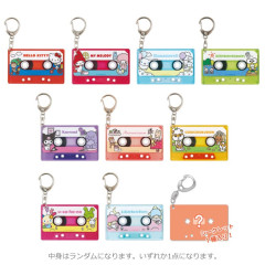 Japan Sanrio Secret Acrylic Keychain - Characters Cassette Tape Style Blind Box