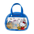 Japan Sanrio Boston Bag Style Pouch - Hello Kitty & Mimmy - 2