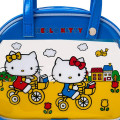 Japan Sanrio Boston Bag Style Pouch - Hello Kitty & Mimmy - 4
