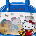 Japan Sanrio Boston Bag Style Pouch - Hello Kitty & Mimmy - 5