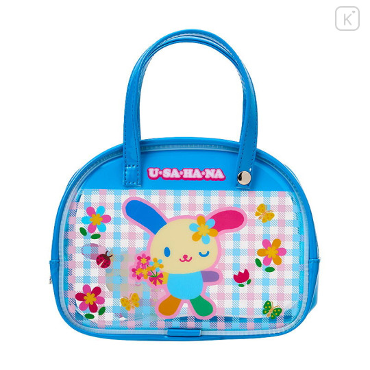 Japan Sanrio Boston Bag Style Pouch - Usahana - 1