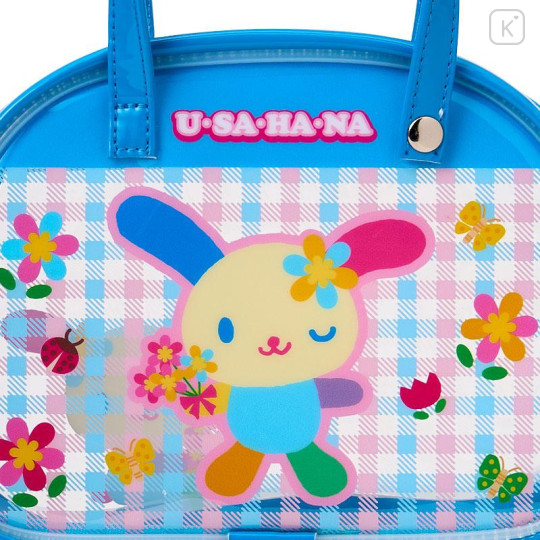 Japan Sanrio Boston Bag Style Pouch - Usahana - 4