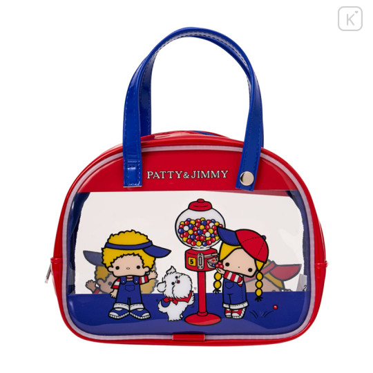 Japan Sanrio Boston Bag Style Pouch - Patty & Jimmy - 1