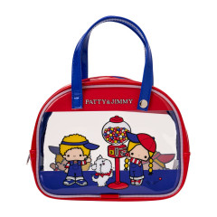 Japan Sanrio Boston Bag Style Pouch - Patty & Jimmy