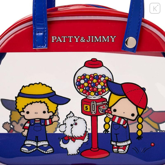 Japan Sanrio Boston Bag Style Pouch - Patty & Jimmy - 4