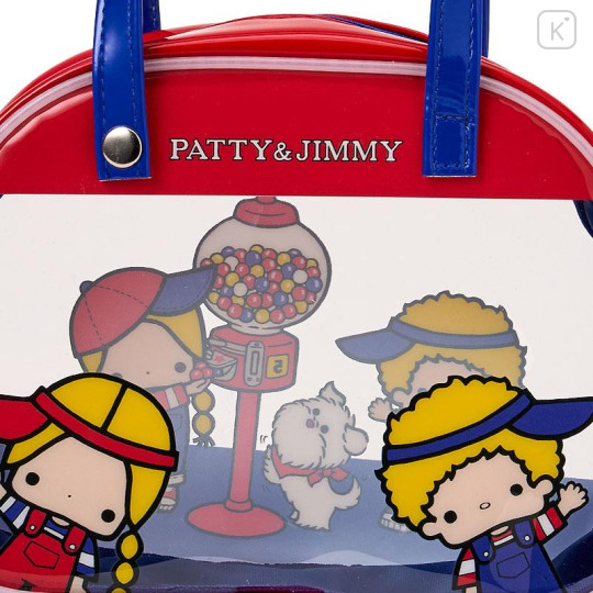 Japan Sanrio Boston Bag Style Pouch - Patty & Jimmy - 5