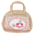 Japan Sanrio Boston Bag Style Pouch - Marron Cream - 1