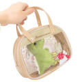 Japan Sanrio Boston Bag Style Pouch - Marron Cream - 2
