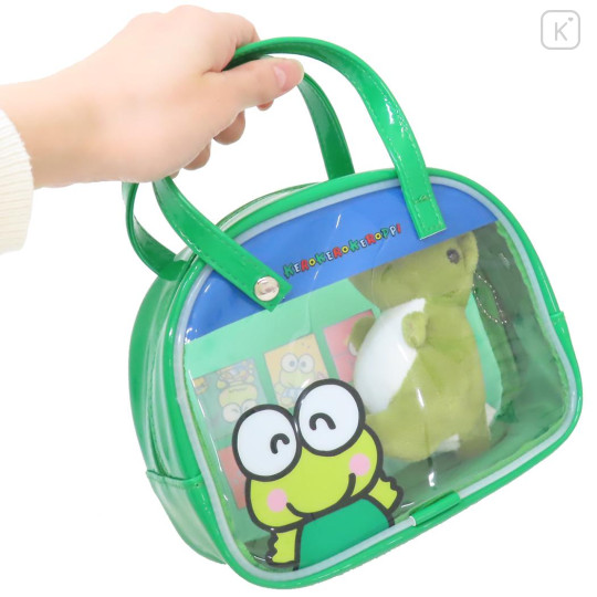 Japan Sanrio Boston Bag Style Pouch - Keroppi - 2