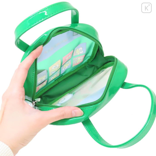 Japan Sanrio Boston Bag Style Pouch - Keroppi - 3