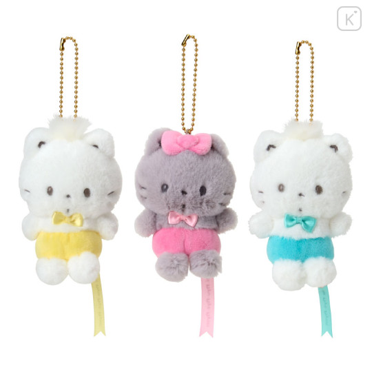 Japan Sanrio Original Mascot Holder Set - Sanrio Cat Club Nyaninyunyenyon - 1