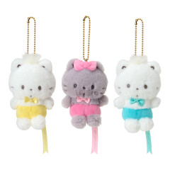 Japan Sanrio Original Mascot Holder Set - Sanrio Cat Club Nyaninyunyenyon