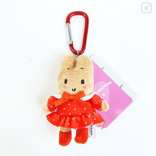 Japan Sanrio Carabiner Mascot Plush Toy - Marron Cream - 1