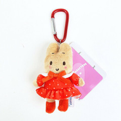 Japan Sanrio Carabiner Mascot Plush Toy - Marron Cream