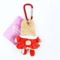 Japan Sanrio Carabiner Mascot Plush Toy - Marron Cream - 2