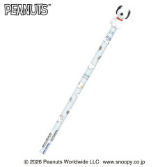 Japan Peanuts Large Mascot 2B Pencil - Snoopy : Family Faces