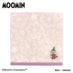 Japan Moomin Towel Handkerchief - Little My : Flower Picking