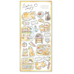 Japan Mind Wave Nyankobiyori Sticker - Candy Store