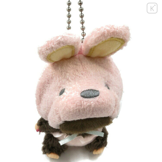 Japan Monchhichi Plush Keychain - Bebichhichi-chan : Rabbit - 3