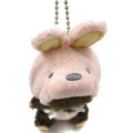 Japan Monchhichi Plush Keychain - Bebichhichi-chan : Rabbit - 3