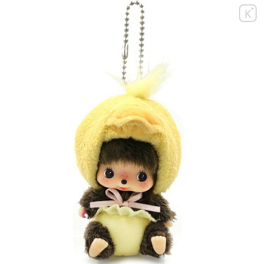 Japan Monchhichi Plush Keychain - Bebichhichi-chan : Chick - 1