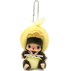 Japan Monchhichi Plush Keychain - Bebichhichi-chan : Chick