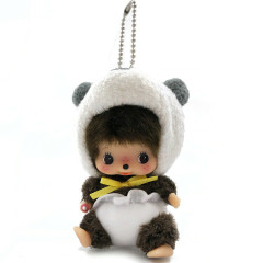Japan Monchhichi Plush Keychain - Bebichhichi-chan : Panda