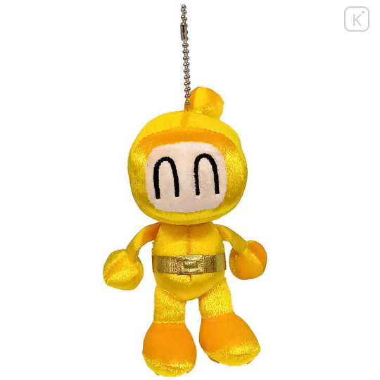 Japan Bomberman Plush Keychain - Gold - 1