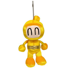 Japan Bomberman Plush Keychain - Gold