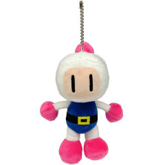 Japan Bomberman Plush Keychain - White