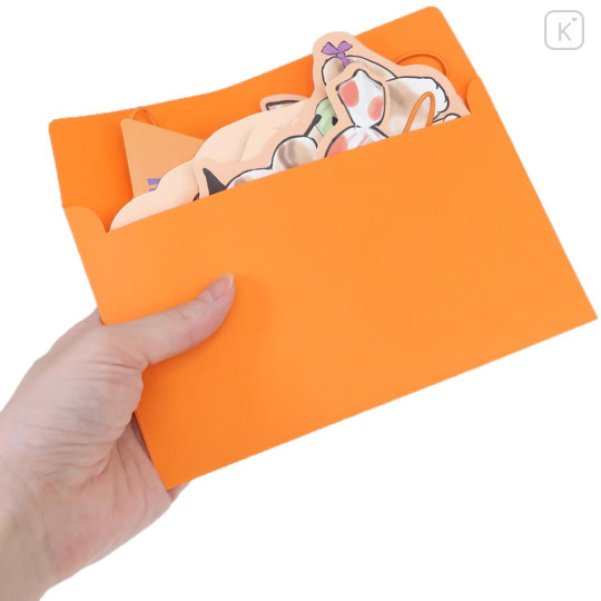 Japan Mofusand Garland Card - Cat Hallonween Trick Or Treat - 3