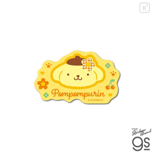 Japan Sanrio Mini Sticker - Pompompurin : Heisei Kogal Kaohana - 1