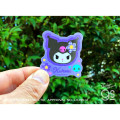 Japan Sanrio Mini Sticker - Pompompurin : Heisei Kogal Kaohana - 2