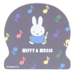 Japan Miffy Wooden Big Clip - Miffy & Music : Black