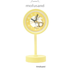 Japan Mofusand Decorative Table Alarm Clock on Stand - Cat Bee Honey Yellow