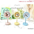 Japan Mofusand Decorative Table Alarm Clock on Stand - Shark Cat Blue - 3