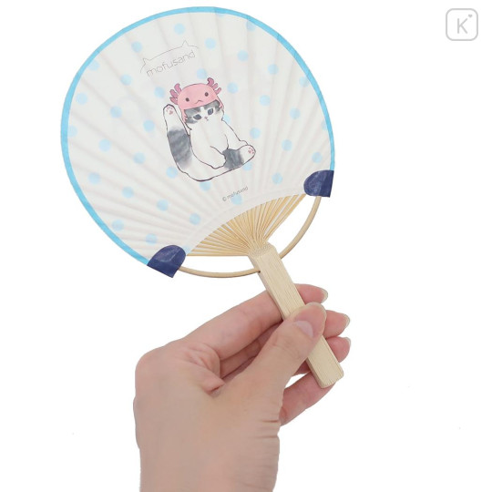Japan Mofusand Bamboo Fan Card Set - Cat Sea Creature - 2