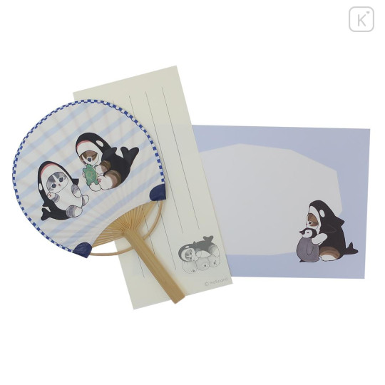 Japan Mofusand Bamboo Fan Card Set - Killer Whale Cat - 1