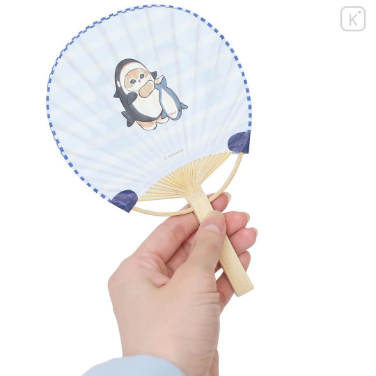 Japan Mofusand Bamboo Fan Card Set - Killer Whale Cat - 2