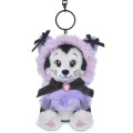 Japan Disney Store Plush Keychain Bag Charm - Cat Minnie And Figaro - 1