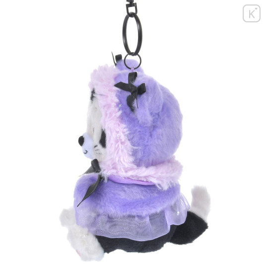 Japan Disney Store Plush Keychain Bag Charm - Cat Minnie And Figaro - 3