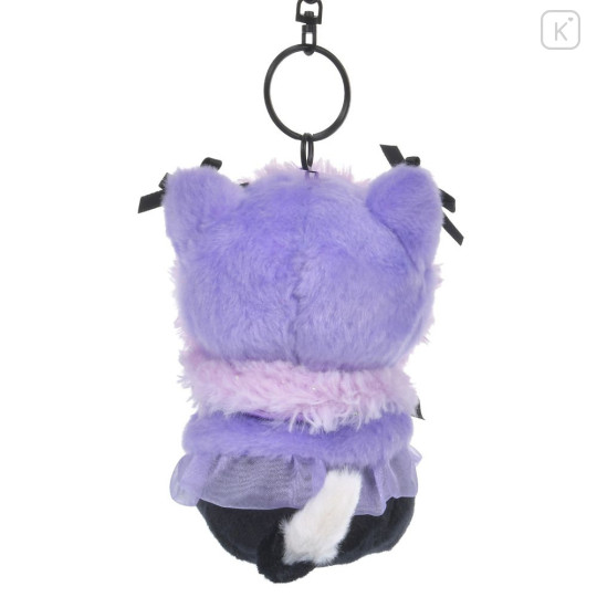 Japan Disney Store Plush Keychain Bag Charm - Cat Minnie And Figaro - 4