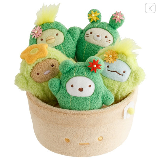 [Pre-order] Japan San-X Store Tenori Plush Toy Set - Sumikko Gurashi : Looks Just Like Houseplant - 1
