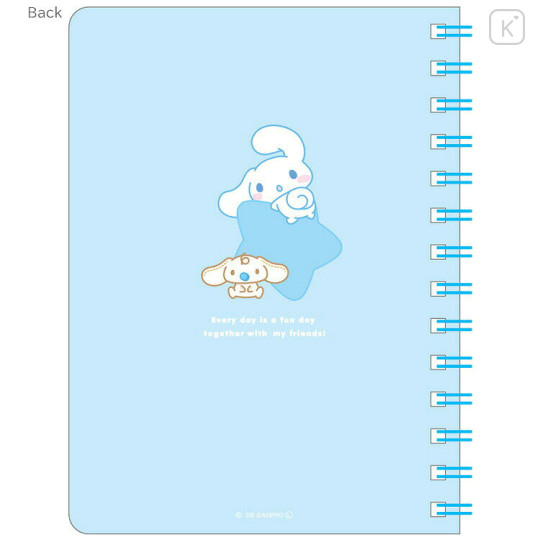 Japan Sanrio B6 Grid Notebook - Cinnamoroll : Fun With Friends Star - 2