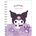 Japan Sanrio B6 Grid Notebook - Kuromi : Fun With Friends - 1