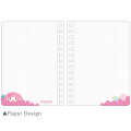 Japan Sanrio B6 Grid Notebook - My Melody : Fun With Friends - 3