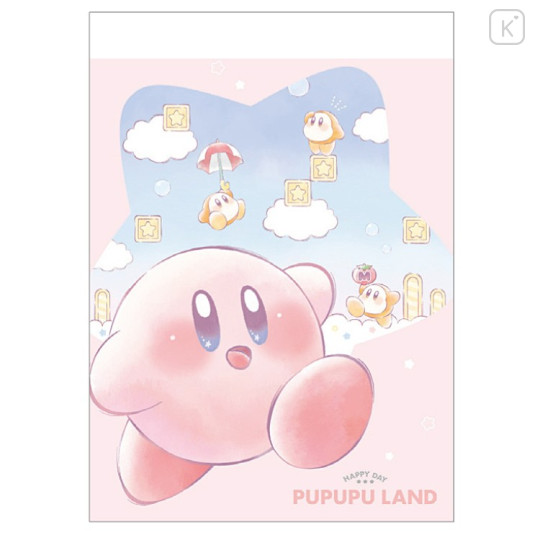 Japan Kirby Mini Notepad - Kirby & Waddle Dee : Pupupu Stage - 1