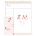 Japan Kirby Volume Up Letter Envelope Set - Kirby & Waddle Dee : Fruits - 1