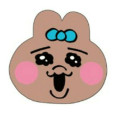 Japan Kawaisouni Squishy Sticky Notes - Panchu Rabbit : Blushing - 1