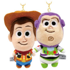 Japan Disney Mascot Holder Connecting Set - Buzz Lightyear & Woody